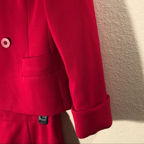 Vintage Jones New York Suit Petite Red Suit - Picture 5 of 16